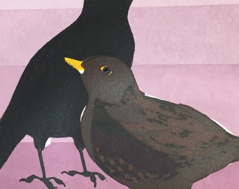 Blackbirds original screen print