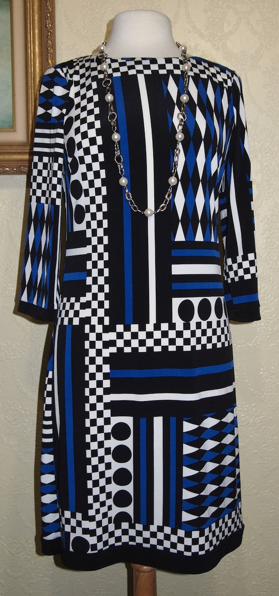 Vintage size 10-12 CALVIN KLEIN SHEATH Dress wiggl