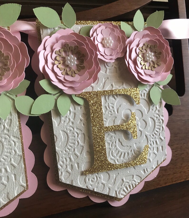 Flower Birthday Banner