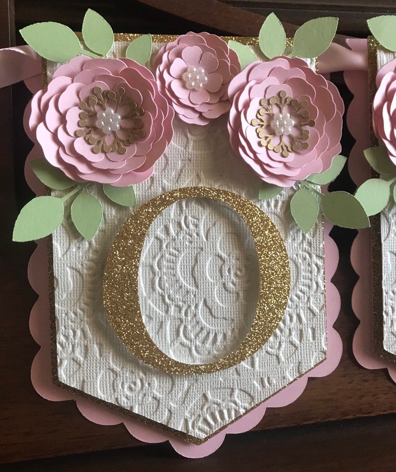 Flower Birthday Banner