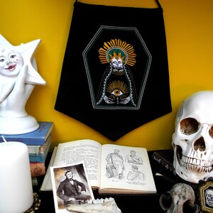 Tous les Seeing Eye Wall Hanging - catacombes Saint tenture - occulte sorcière autel Wiccan sanctuaire - Style gothique - Alternative cadeau - horreur Art