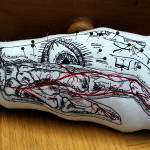 Tattoo Hand Severed Dissection Pin Cushion Pinned Cadaver Etsy