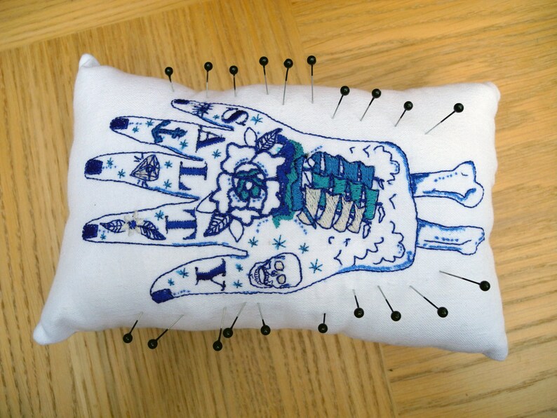 Tattoo Hand  Severed Dissection Pin Cushion  Pinned Cadaver image 2