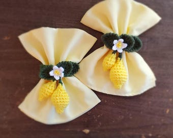 Wzór szydełkowy: Serwetnik w kształcie cytryny