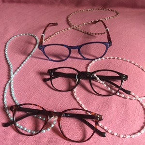 Glasses with Chain Holder for Old Lady Costume Prop RBG glasses Ruth Bader Ginsburg eyeglasses