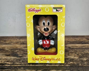 2002 Mickey Mouse Bobble Head Disney World Kellogg Keebler