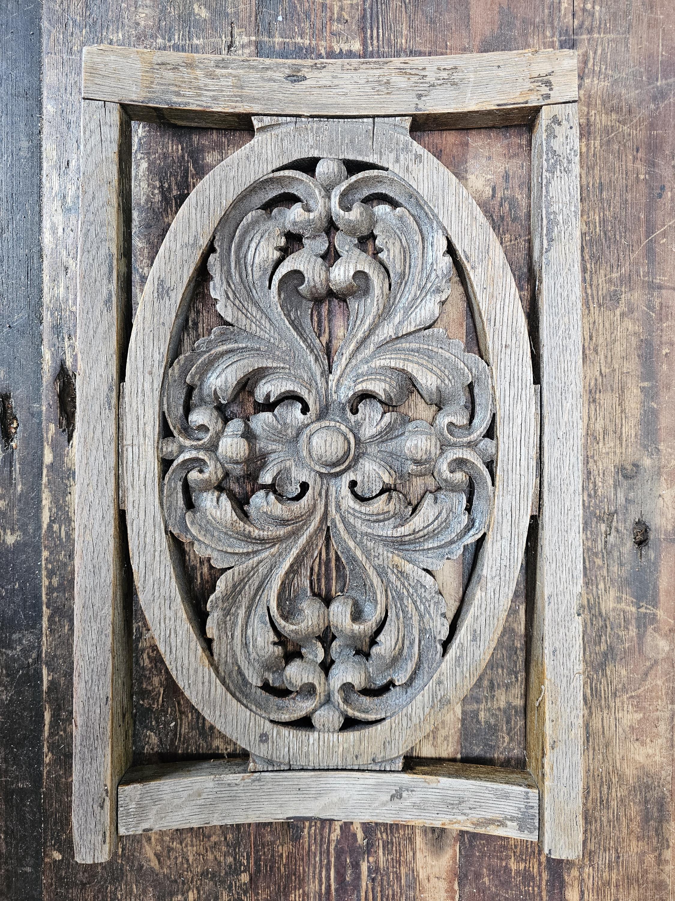 Antique Victorian Wooden Decorative Chair Back Panel Wall Decor Etsy