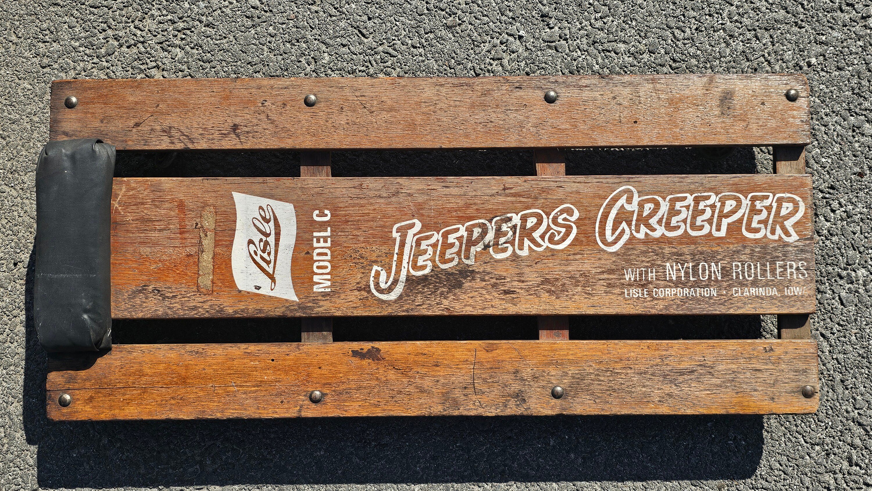 ビンテージ Lisle JEEPERE CREEPER クリーパー 寝板 旧車 メンテナンス