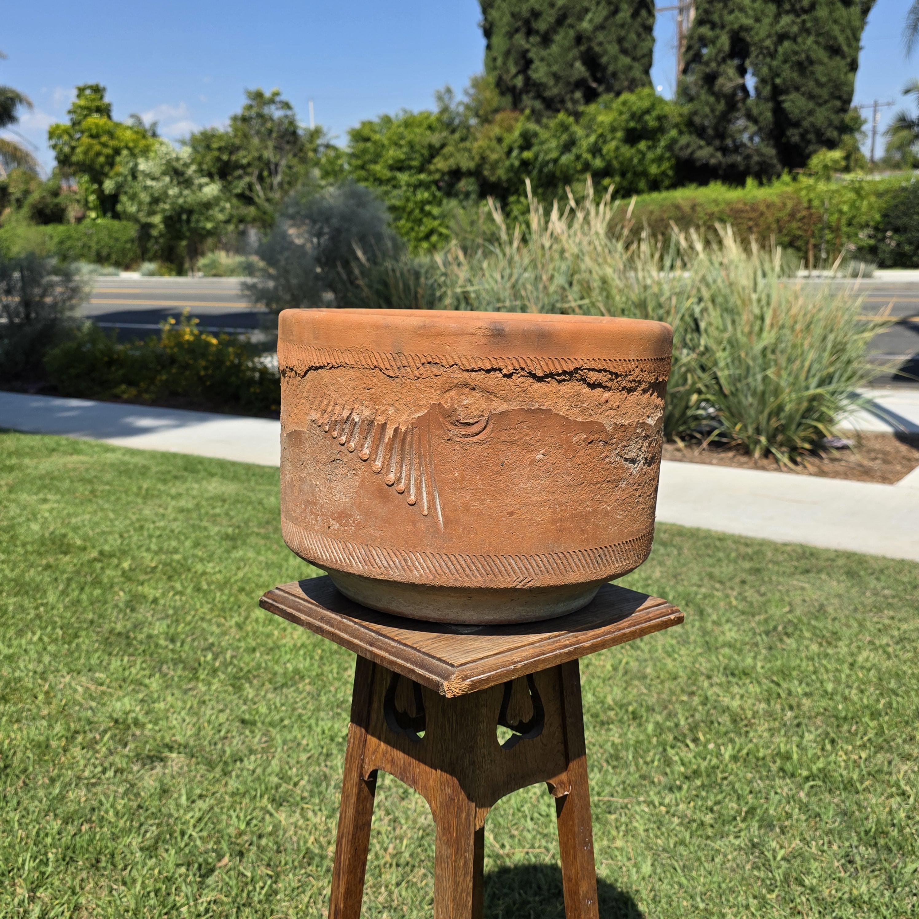 70sヨーロッパ 輸入VINTAGE planter ポッド アンティーク 雑貨 プランター アンティーク 中世ヨーロッパ調 デコラティブ モチーフ