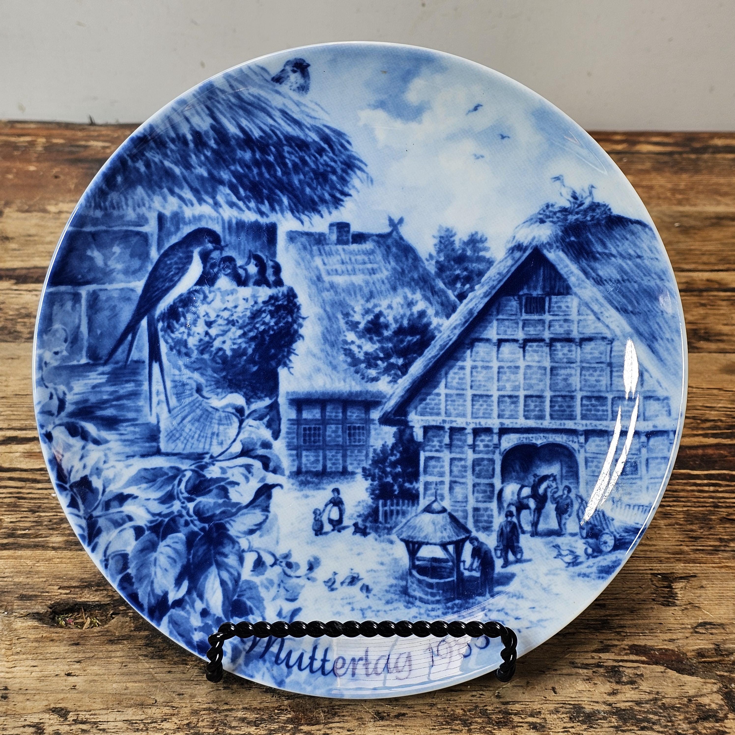 【激レア】ベルリン美術館　　ビンテージプレート Set of 2 Vintage Berlin Design Collector Plates - West Germany