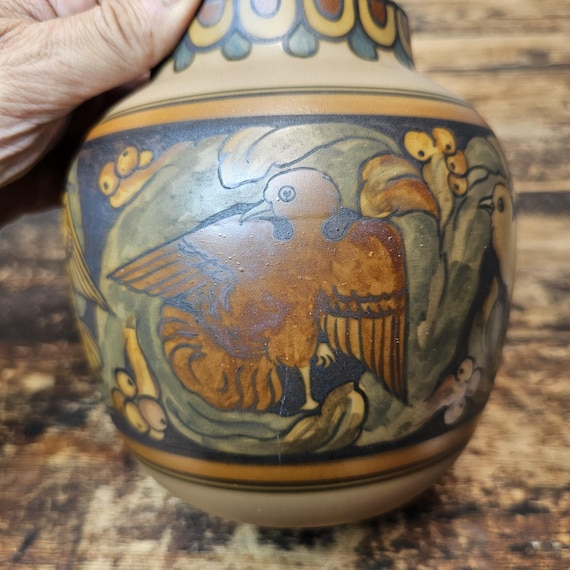 デンマーク 壺 A4【used】飾り壺 花瓶 一輪挿し 花器 ビンテージ