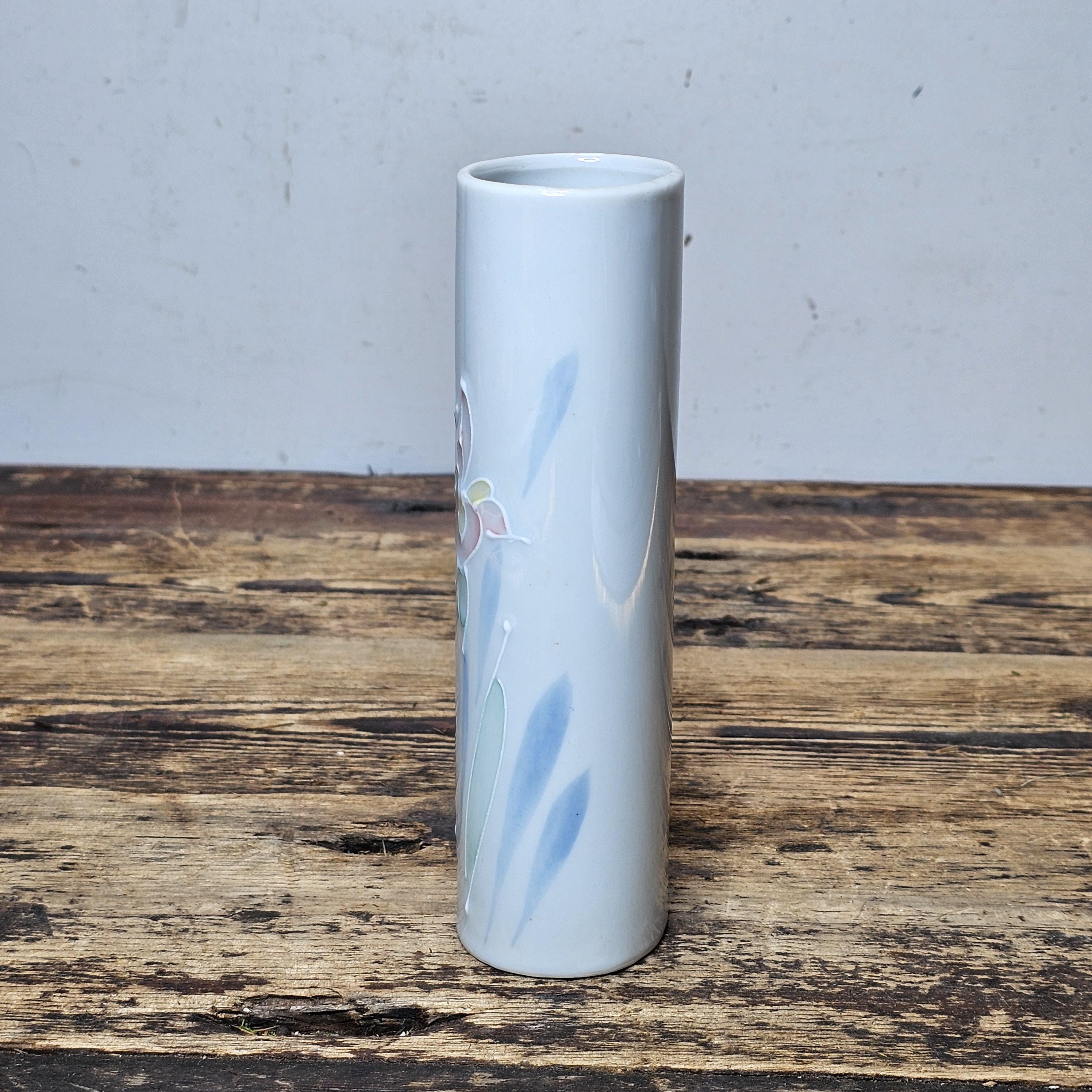Vintage Otagiri Japan Floral Lite Hand Painted Vase - Etsy