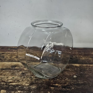 Anchor Hocking Goldfisch Betta Glass Drum Bowl 2 Gallon 10 &quot;B x 10,5 &quot;H x 6,5 &quot;T
