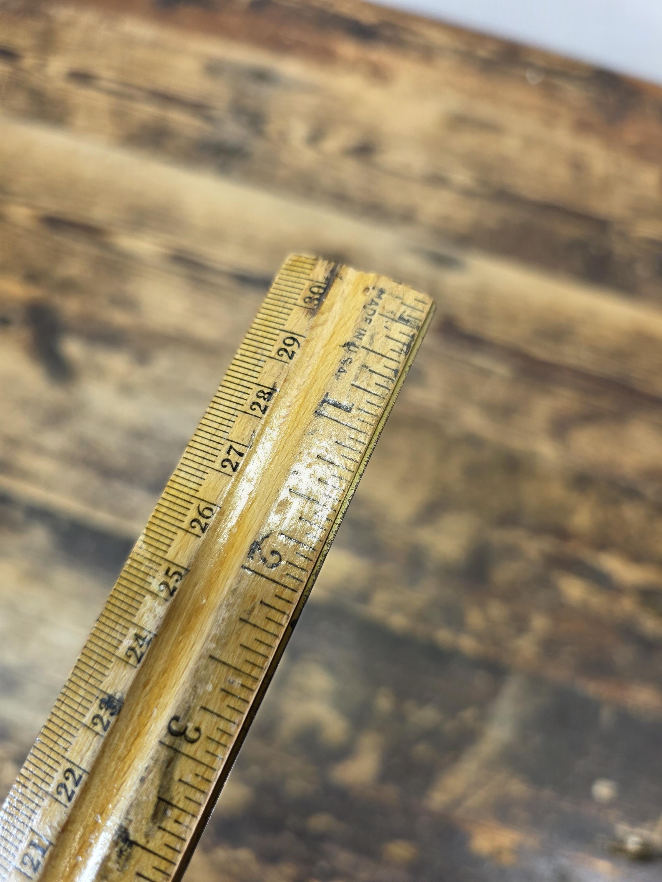 Desk Standard Ruler Vintage 12