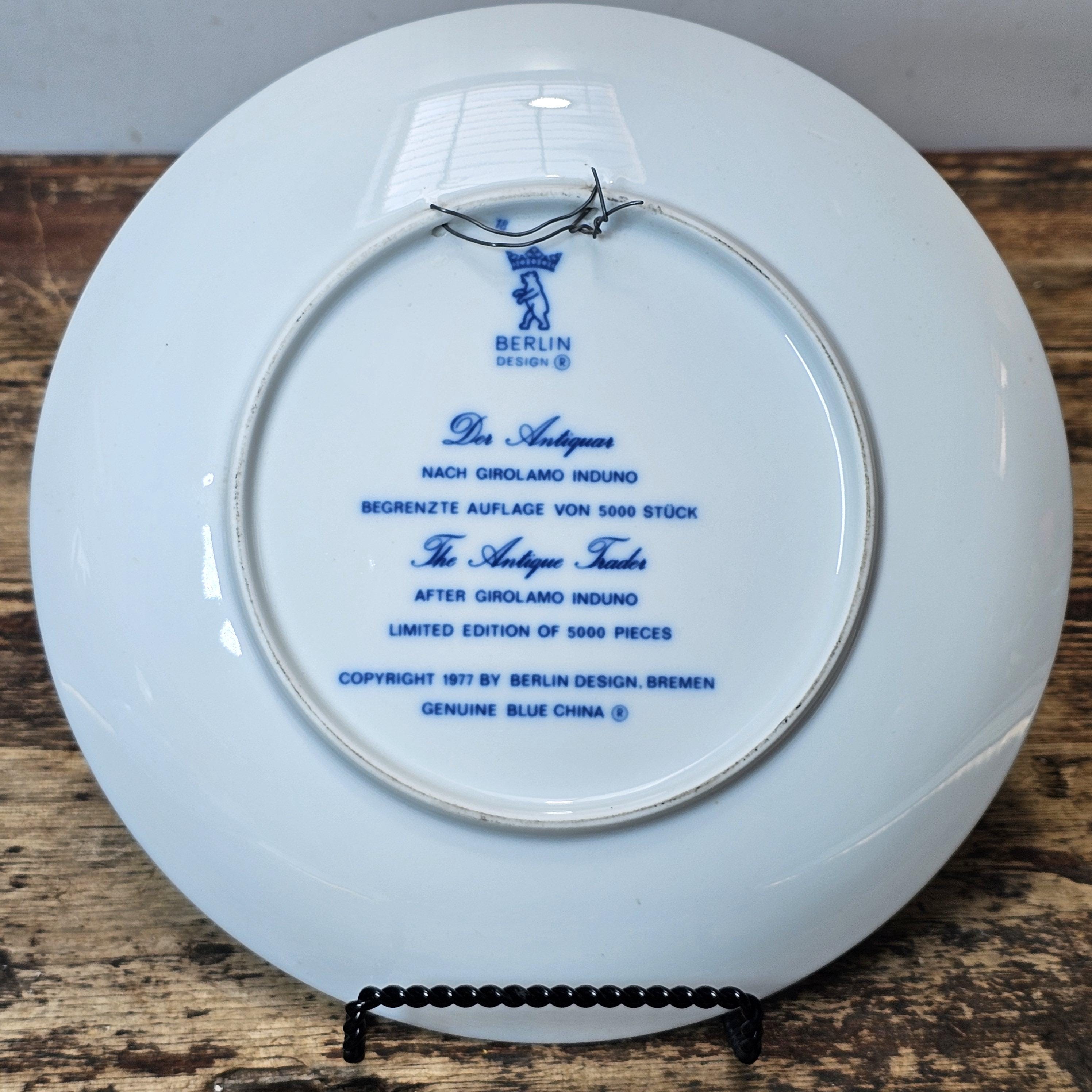 Set of 2 Vintage Berlin Design Collector Plates - West Germany