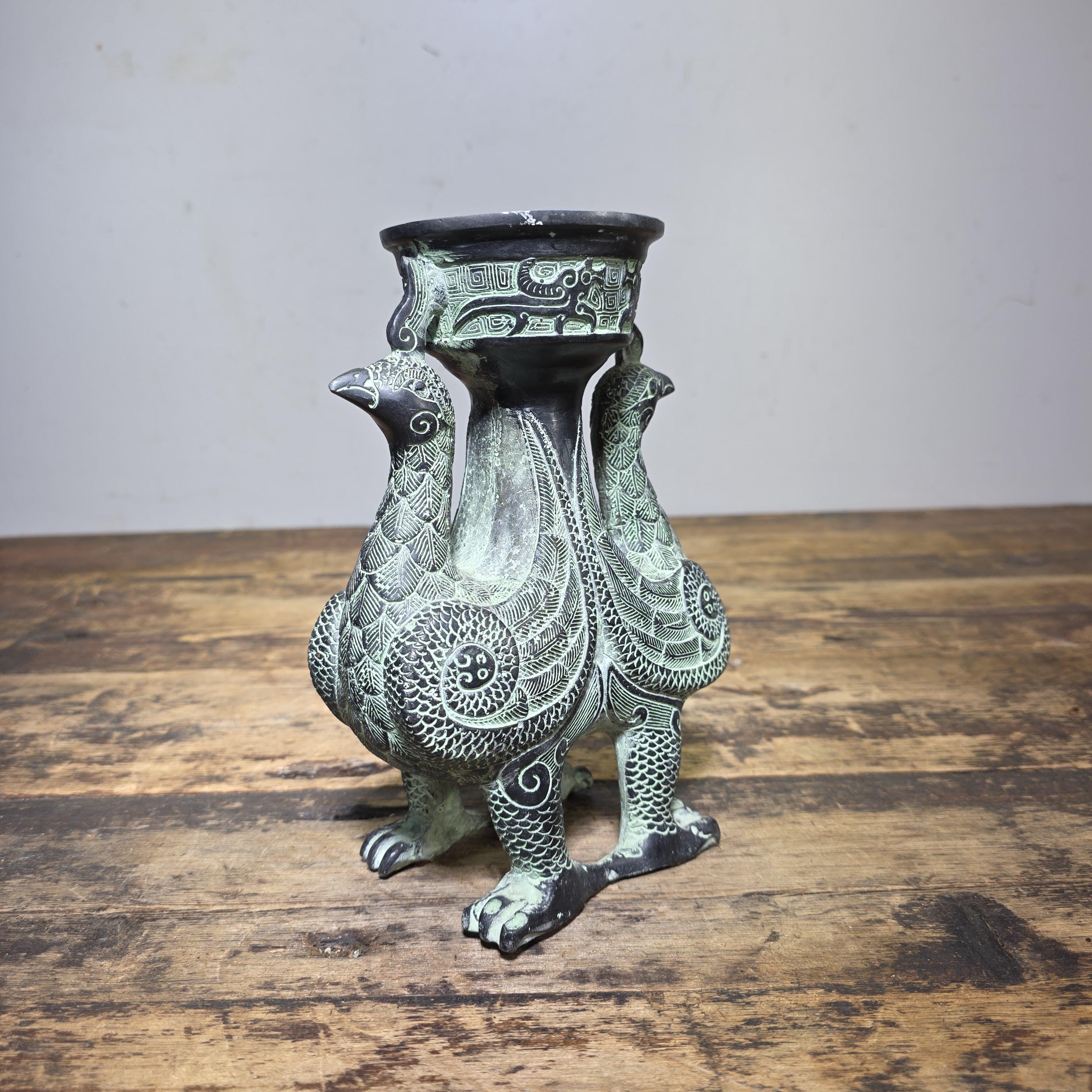 Chinese bronze vase - Etsy 日本