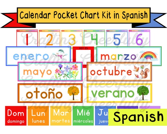 School Calendar Pocket Chart