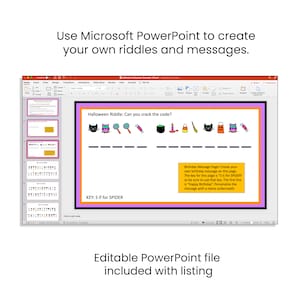 Halloween Decoder Wheel Cipher Wheel Halloween Activity Printable Instant Digital Download image 3