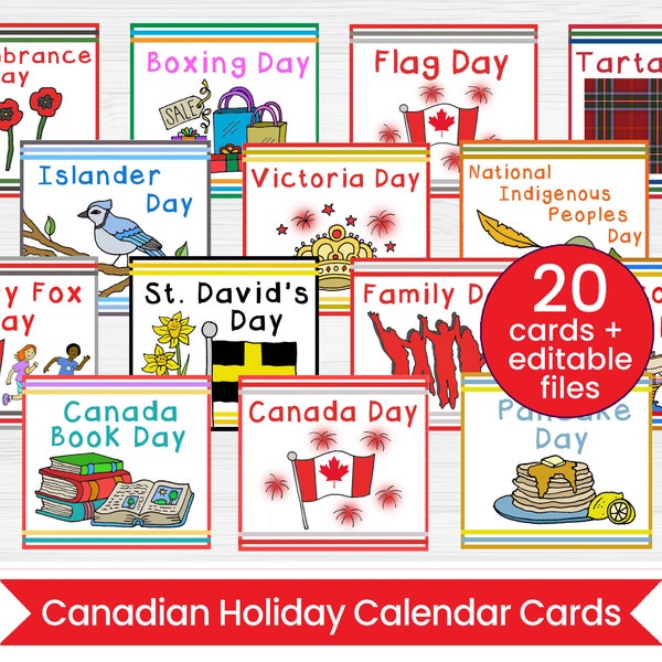 Holiday Calendar Etsy