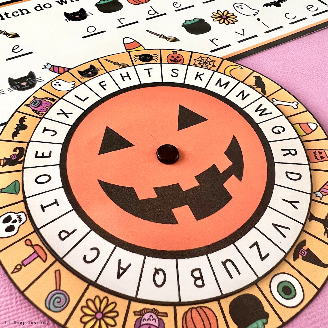 Halloween Decoder Wheel Cipher Wheel Halloween Activity - Etsy