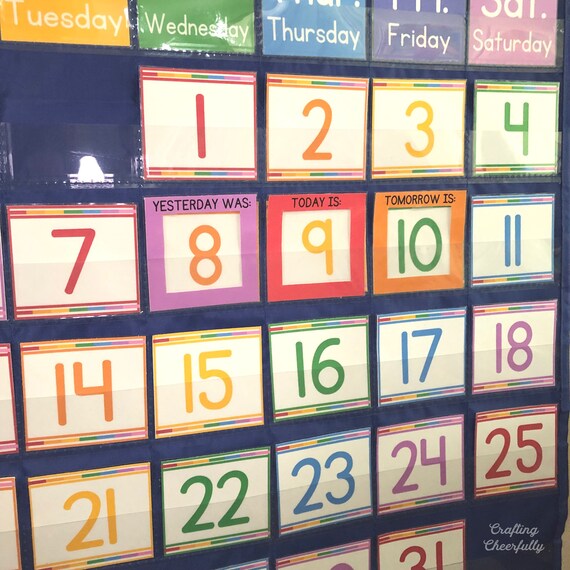 Calendar Pocket Chart