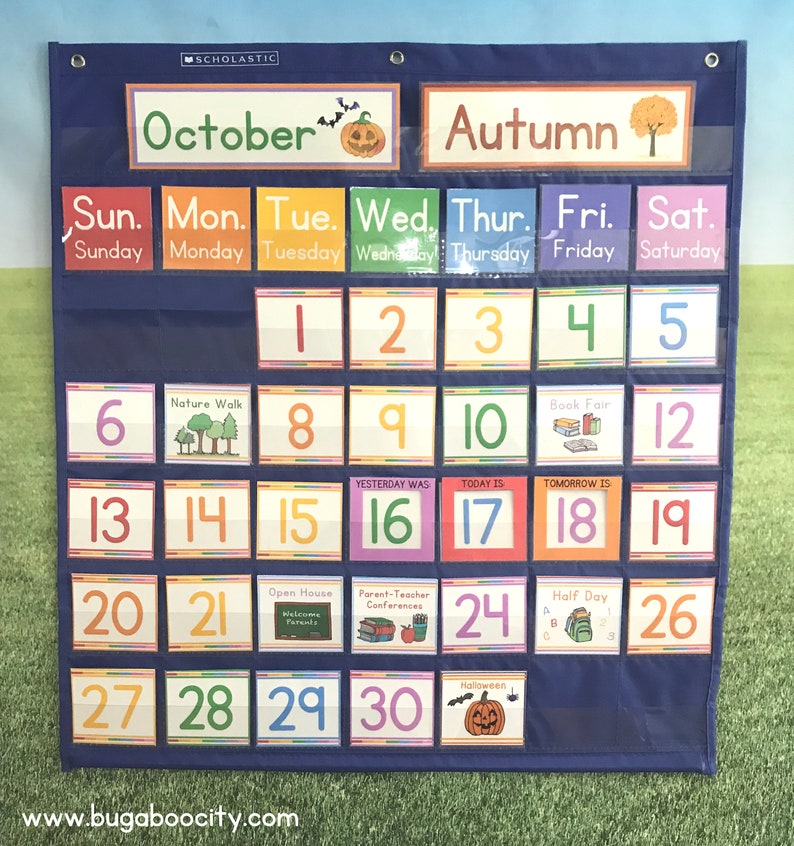 Scholastic Calendar Pocket Chart