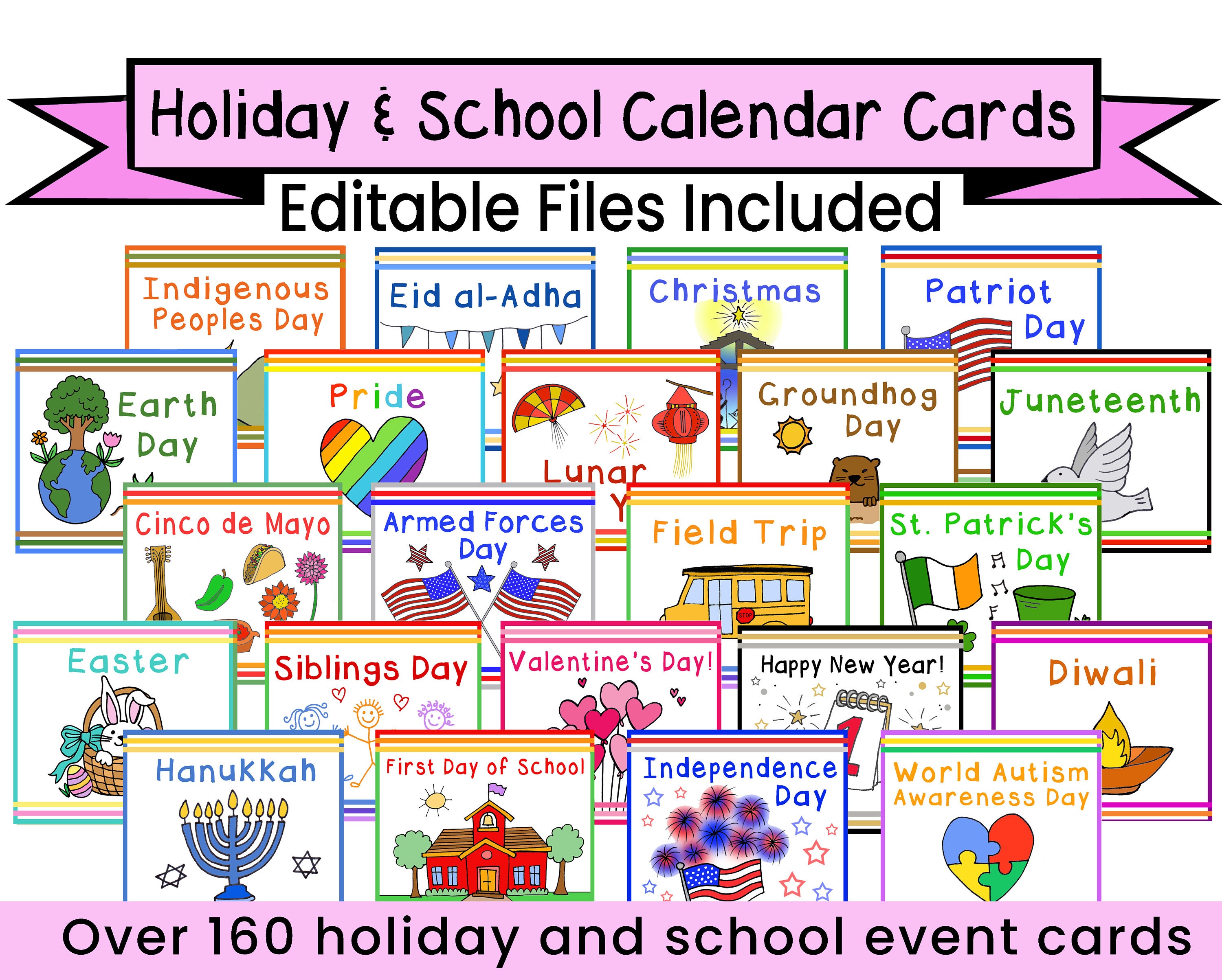 calendar with holidays