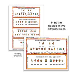Fall Decoder Wheel - Cipher Wheel - Printable Activity - Etsy