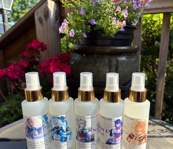 Updated Genshin Impact Body Sprays | Flins, Alice, Columbina, Varka, Nicole, Nefer, Alhaitham, Childe, Arlecchino, Lauma, Kaveh