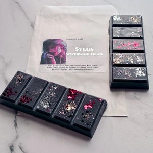 Sylus Silverwing Fiend | Love and Deepspace Wax Melts & Body Spray | Velvet Plum, Spiced Bergamot Scented