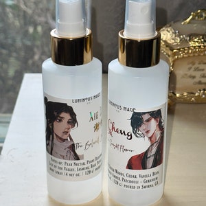 Heaven Official's Blessing | TGCF | Tian Guan Ci Fu Body Sprays | Hua Cheng Body Spray | Xie Lian Body Spray | Shi Qingxuan Body Spray