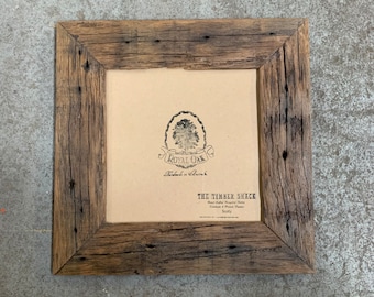 Recycled timber Picture Frame, Rustic Photo Frame, A4, A3, 8x10, 6x4, All Sizes