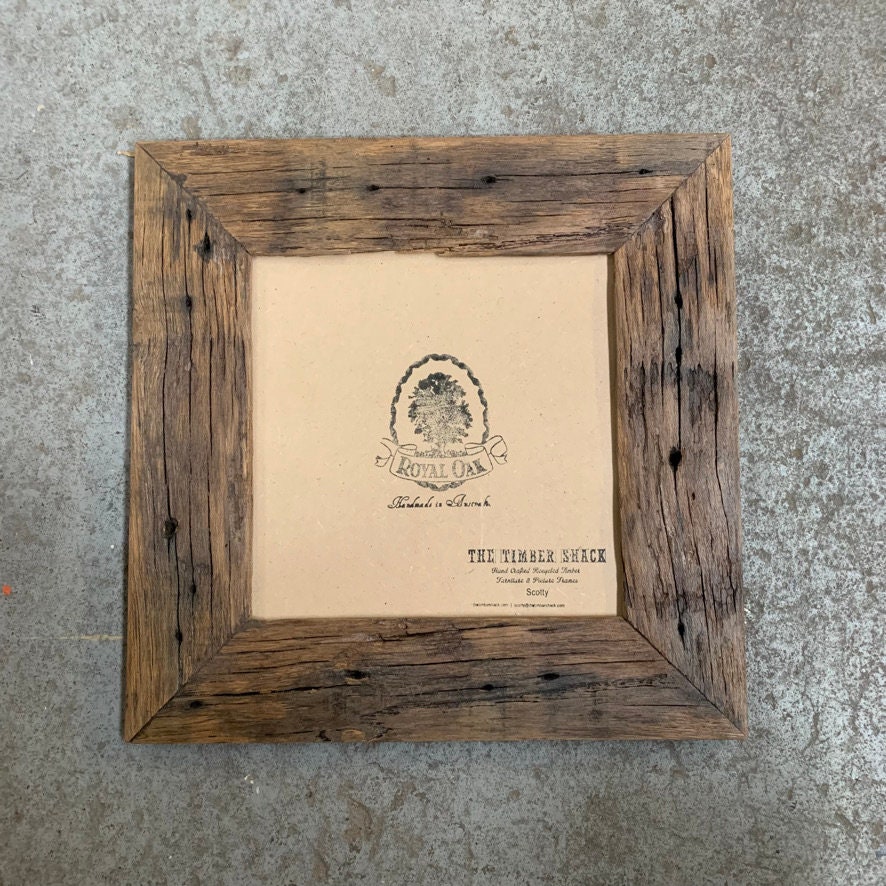 Recycled Timber Picture Frame, Rustic Photo Frame, A4, A3, 8x10, 6x4 ...