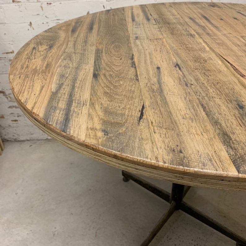Round Rustic Recycled Timber Table Tops, Cafe/restaurant Unique