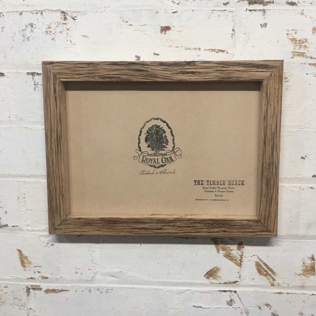 Poster Frame, Recycled Timber, Rustic Picture Frame, Handmade, A1, A2 ...