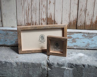 Recycled timber Picture Frame, Rustic Photo Frame, A4, A3, 8x10, 6x4, All Sizes
