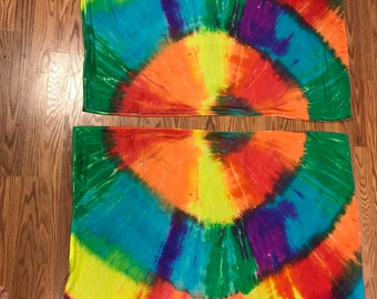 Weighted flags Hand Dyed Silk Spin Flags Made to Order. Perfect prop for Festivals, and Flow jams.