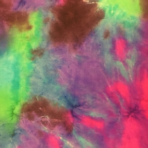 Spin flags. Hand dyed galaxy style silk flags. Made To Order. Flow Props for festivals!