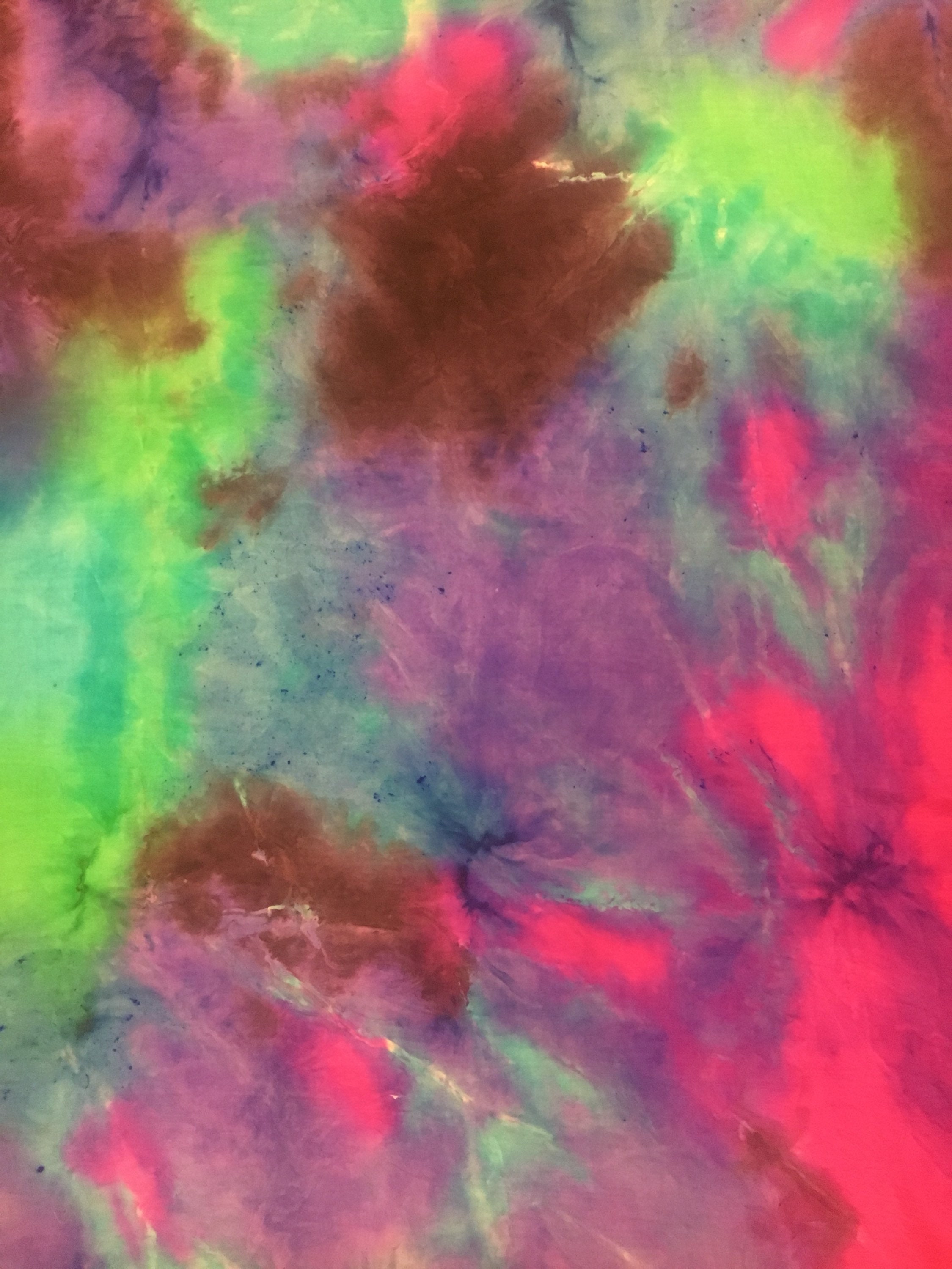 Spin flags. Hand dyed galaxy style silk flags. Made To Order. Flow Props for festivals!