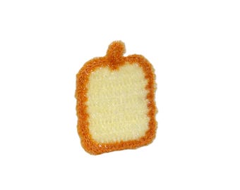 Vintage Korean Kitchen Scrubber: Food Shaped Bath Sponge, Pot Scrubbies, Handmade Knit Dish Cloth