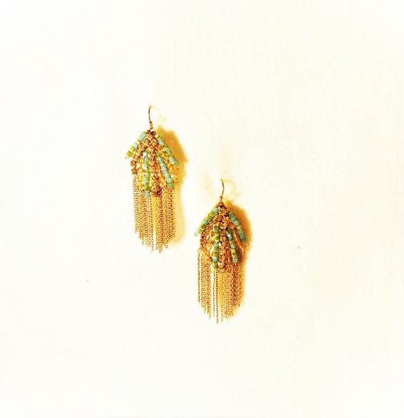 Black Beaded Chandelier Earrings Gem Black Beaded Chandelier Earrings Gem, White House Black Market Beaded Chandelier Earrings