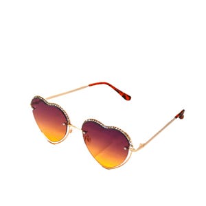 Custom Rhinestone Luxury Sunglasses - Etsy display picture 2