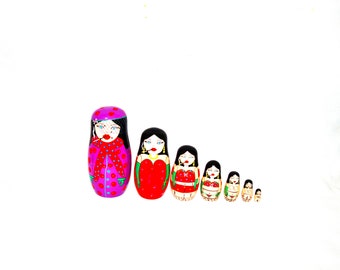 French Nesting Dolls Pylones Babushka Matryoshka Sexy Russian Doll Black Owned Business Shop