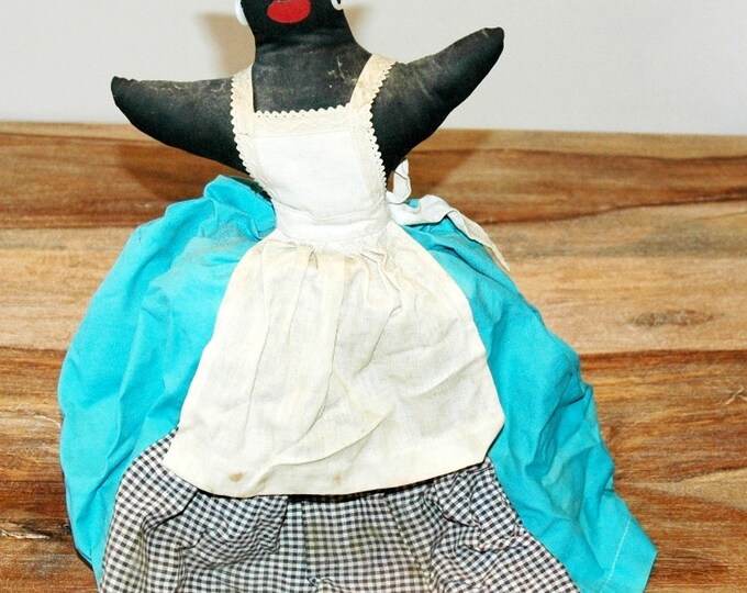Turquoise Blue Dressed Vintage Aunt Jemima Mammy Toaster Cover Etsy