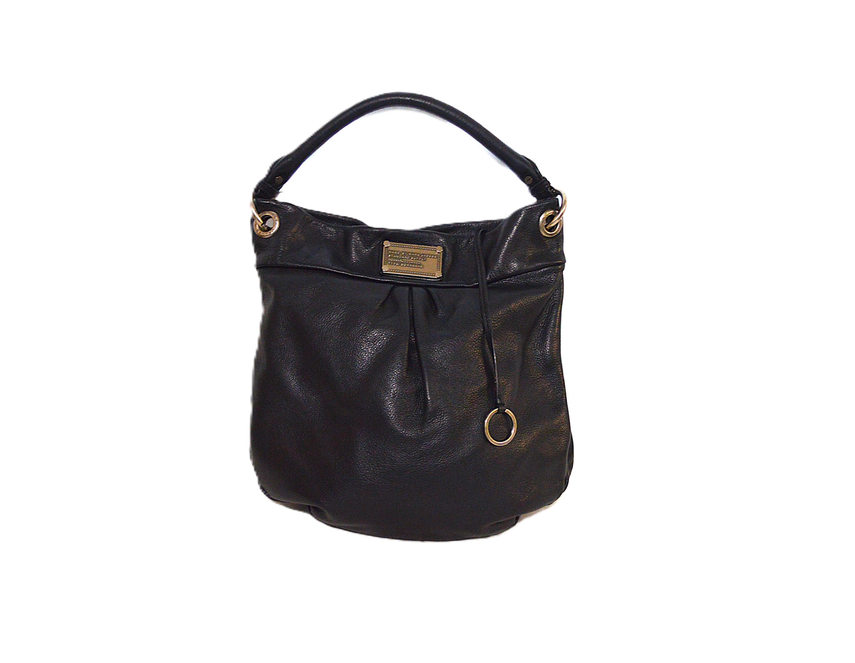 Marc Jacobs Textured Black Leather Bag Marc Jacobs Textured Calfskin Medium Incognito Satchel Black  main image 2