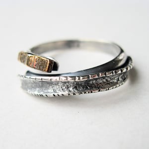 Wide sterling silver ring, sterling silver ring band, silver band
