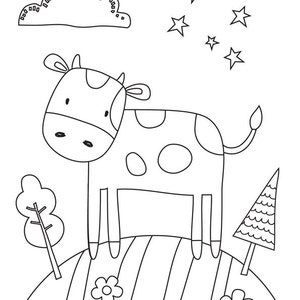 Kids Colouring In Sheets, Kids Activity, Coloring Pages, Kids Wall Art, Kids Room Decor, Fun Animals Printable Instant Download image 3
