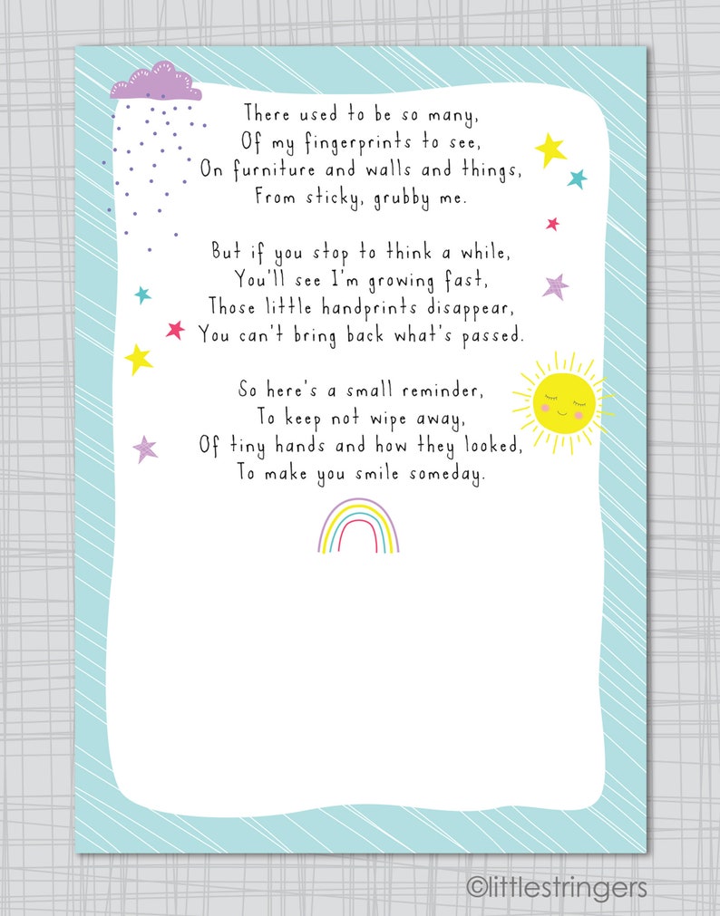 Printable Fingerprint Poem Printable Templates
