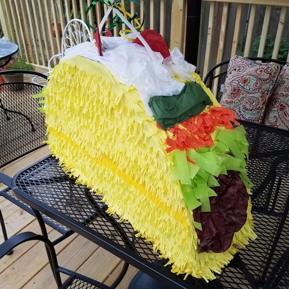 Taco pinata, Custom pinata, Cinco de mayo, mexican pinata, pinata