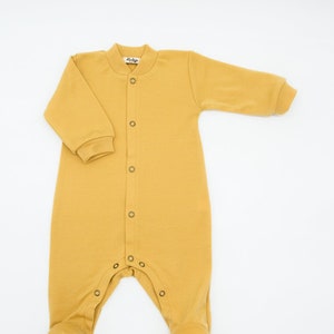 Merino wool romper/ Woollen baby romper/baby overall/baby long sleeve onesie/winter coverall/wool romper with feet